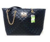 Wholesale - BADGLEY MISCHKA BLACK QUILTED TOTE C/P 16, UPC: 194295095787